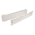 Metal Drawer Side, 500mm, H85, White, 25kg Capacity, 2 Pieces