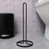 Spare Toilet Roll Holder, Stainless Steel, Matt Black