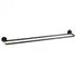 Double Towel Rail, Stainless Steel, Matt Black, 600mm
