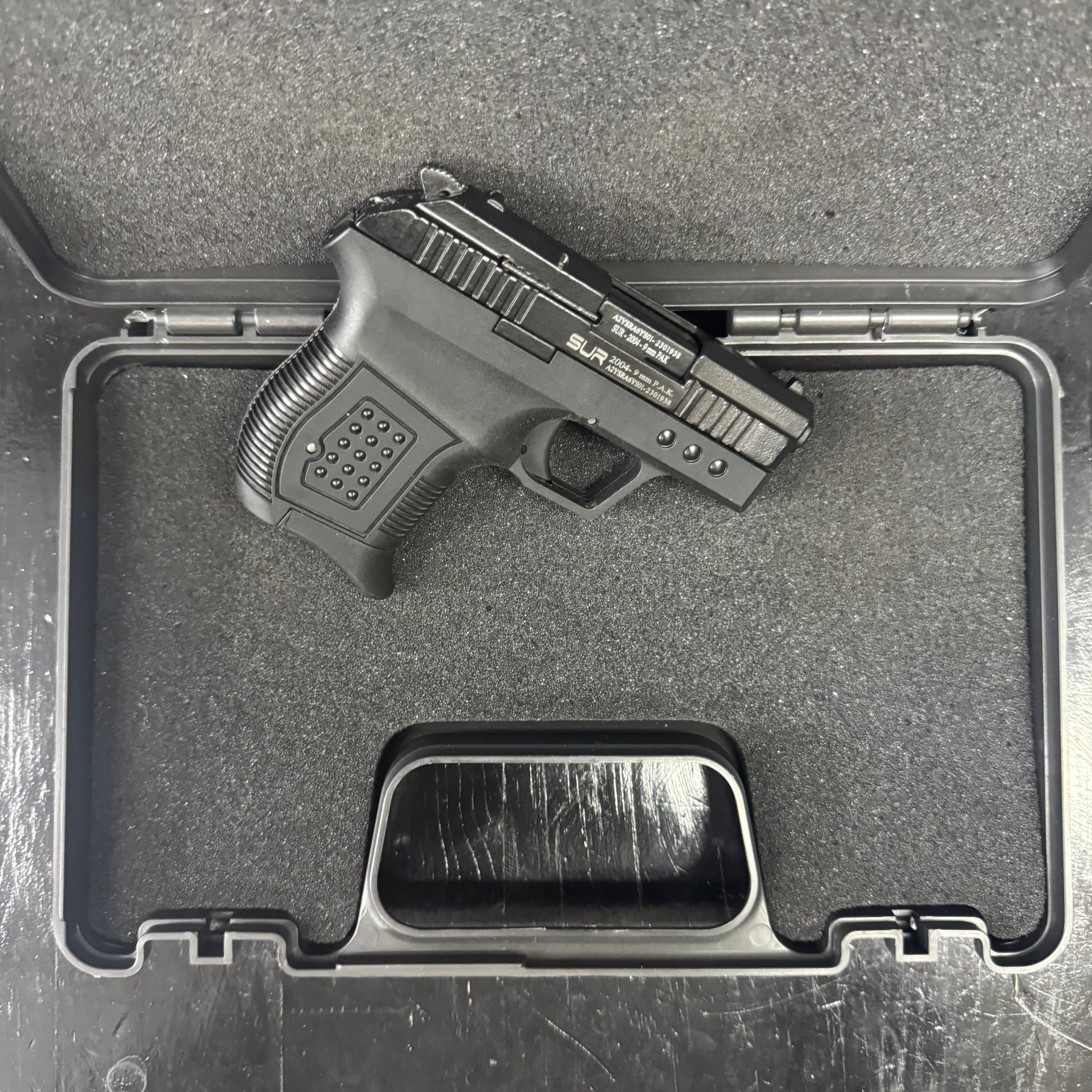 SUR 2004 Black Blank/Pepper Gun (Semi Auto|5+1|9mm PAK)