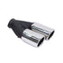 BSK 76mm Stainless Steel Gti Twin Staggered Tailpipe