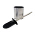 Toilet Brush Holder Set, Oval, Stainless Steel