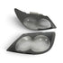 Carbon Fibre Look Headlight Shields for Toyota Fortuner 2009