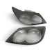 Carbon Fibre Look Headlight Shields for Toyota Fortuner 2009