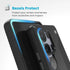 Speck Presidio2 Grip Case - Samsung Galaxy S25 Ultra - Black & Slate Grey