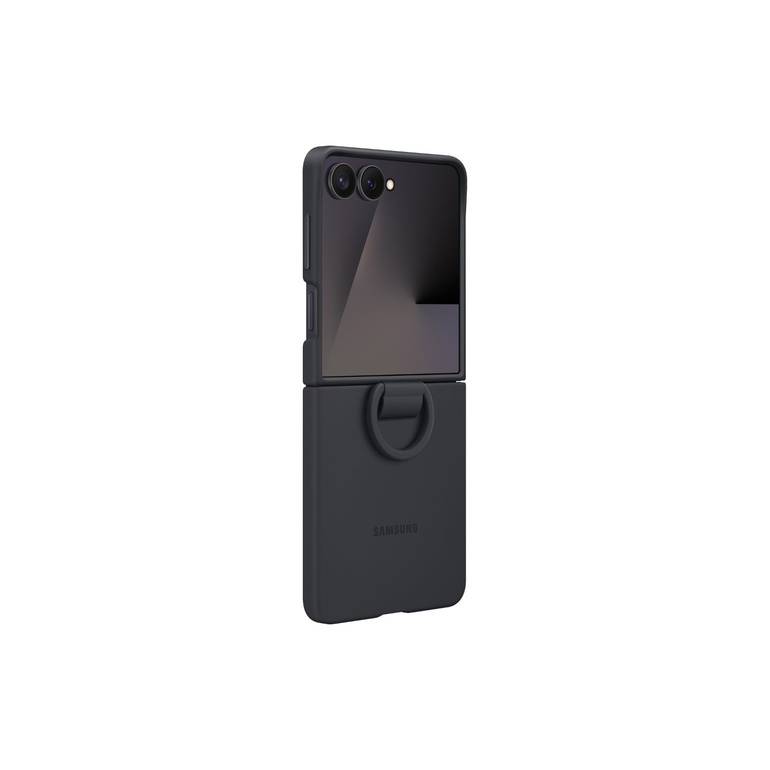 Samsung Silicone Cover With Ring - Samsung Galaxy Z Flip7 - Black