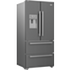 Beko 84cm French Door Fridge with Automatic Ice Maker and Water Dispenser - GNE60532DX