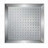 Shower Rose, Square, Chrome Plated, 200mm