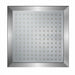 Shower Rose, Square, Chrome Plated, 200mm