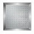 Shower Rose, Square, Chrome Plated, 200mm
