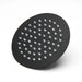 Shower Rose, Round, Black, 150mm