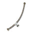 Braided Hose Connector, 15mm x 350mm