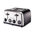 Russell Hobbs 4 Slice Matte Black Toaster - 13976
