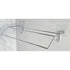 Double Towel Rail, Stainless Steel, Stick-On, 400mm