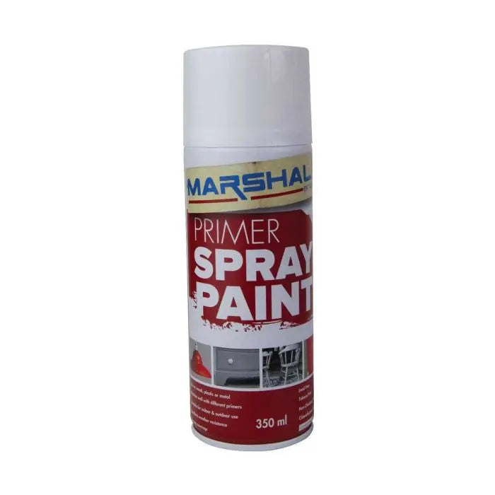 Marshal Spray Paint, White Primer, 350ml