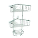 Corner Shelf, 3 Tier, Stainless Steel