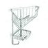 Corner Shelf, 2 Tier, Stainless Steel