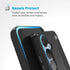 Speck Presidio2 Grip Case - Samsung Galaxy S25 - Black & Slate Grey