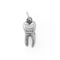 Bright Smile! Oxidized 3D Tooth Charm