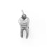 Bright Smile! Oxidized 3D Tooth Charm