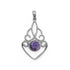 Ornate Cutout Charoite Pendant
