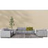 Panache Rocha Crystal Grey Fabric Lounge Suite