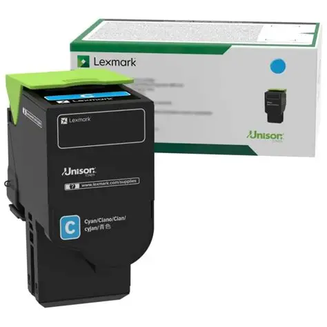 Lexmark CS632 CX635 Cyan Return Programme 11.7K Toner Cartridge