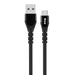 Snug USB To Type-C Silicone Cable - 1.2 Metre - Black