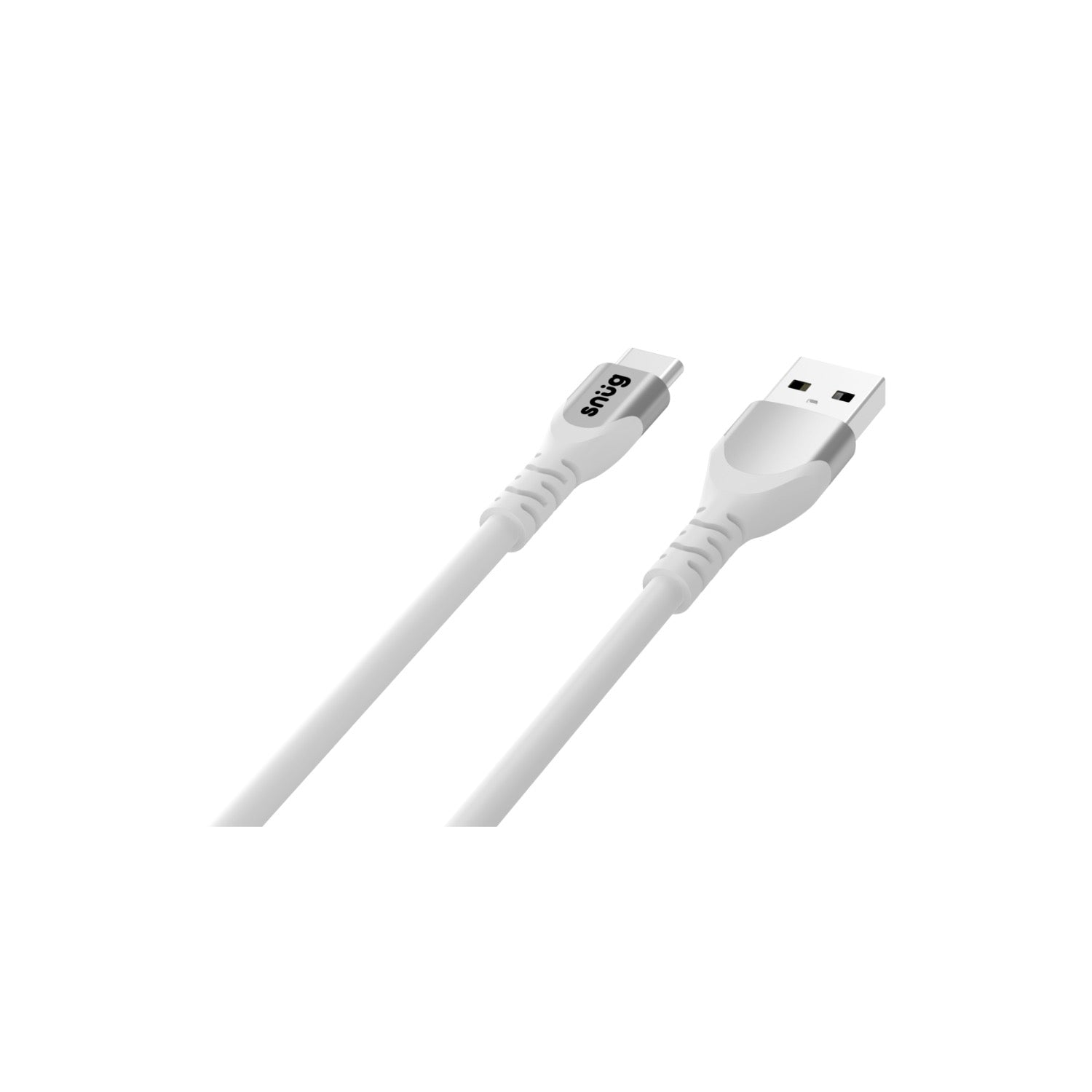 Snug USB To Type-C Silicone Cable - 1.2 Metre - White