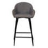 P.U Leather Grey Bar Stool - KT-Y211