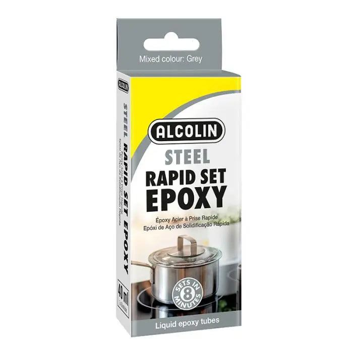 Alcolin Rapid Set Epoxy, Steel