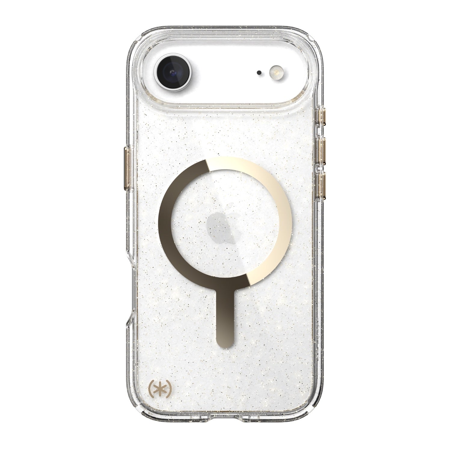 Speck Presidio Lux MagSafe Case - Apple iPhone Air - Gold Glitter