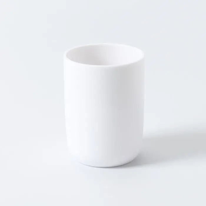 Tumbler, White, Plastic