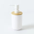Soap Dispenser, White, Bamboo