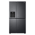 LG 611Lt Matte Black Steel Side by Side Refrigerator - GC-L257SQSL