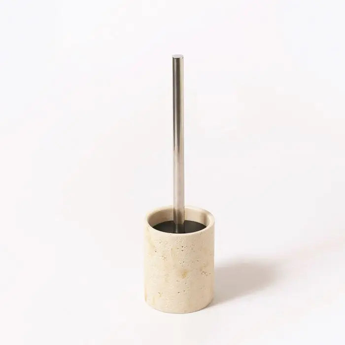 Toilet Brush Holder Set, Yellow Stone