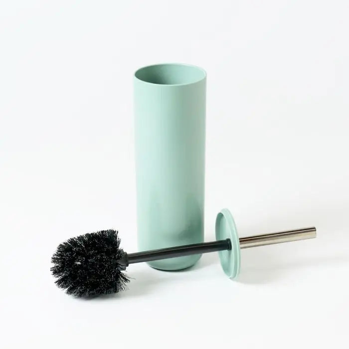 Toilet Brush Holder Set, Granite Green