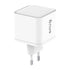 Snug 1 Port PD Charger With Retractable Cable - 35W - White