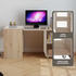 Everfurn Adaptive Desk - Brown