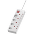 Ellies 8-Way High Surge Multiplug 0.5m - WT