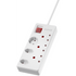 Ellies 6 way High Surge Multiplug 0.5M - WT