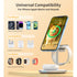 Choetech Fast Wireless 3 In 1 Magnetic Charging Stand T585-F 15W - White