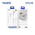 Yookie YTL-15 Wired Earphones Type-C - Black/Metal