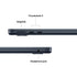 13-inch MacBook Air Apple M4 chip with 10-core CPU and 8-core GPU, 16GB, 256GB SSD - Midnight