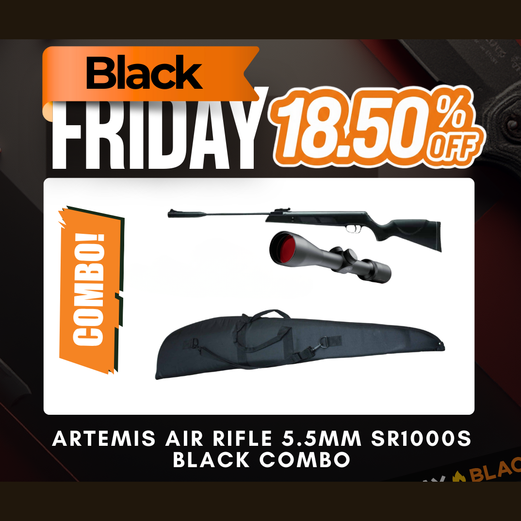 Artemis Air Guns, 5.5mm SR1000S Black Father & Son Combo