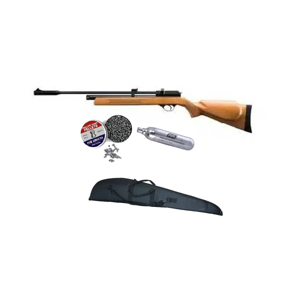 Artemis CR600W 4.5mm CO2 Pellet Rifle Combo