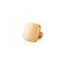 Knob, Concave, Brushed Gold, 27mm