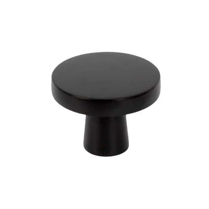 Knob, Flat, Black, 32mm