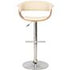Walnut Cream With Stainless Steel Wood Barstool - JY-1953