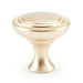 Knob, Fancy, Brushed Gold, 32mm